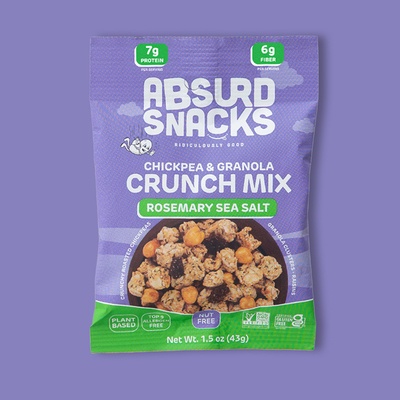 Rosemary Sea Salt Chickpea and Granola Crunch Mix 1.5 oz image