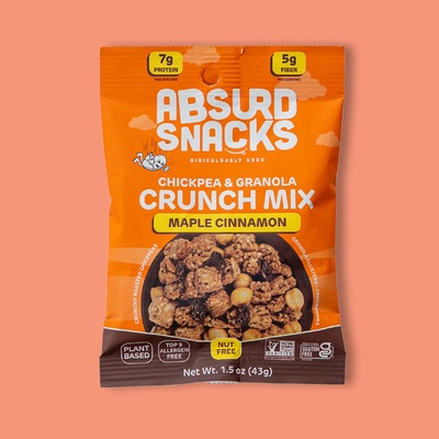 Maple Cinnamon Chickpea and Granola Crunch Mix 1.5 oz image