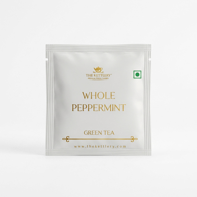 Whole Peppermint Green Pyramid Tea Bags 0.05 oz image