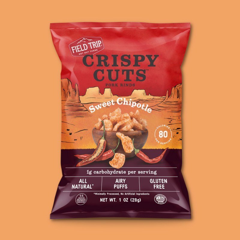 Crispy Cuts Pork Rinds Sweet Chipotle 1 oz image