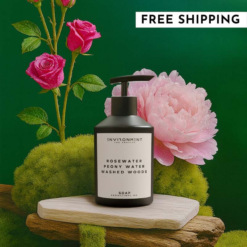 Rosewater | Peony Water | Washed Woods Hand Soap (Inspired by Issey Miyake L'Eau d'Issey®) image