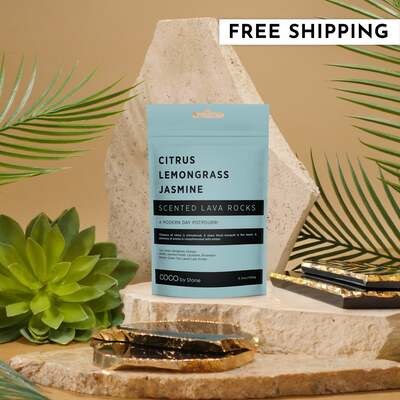Scented Lava Rocks (Citrus | Lemongrass | Jasmine)