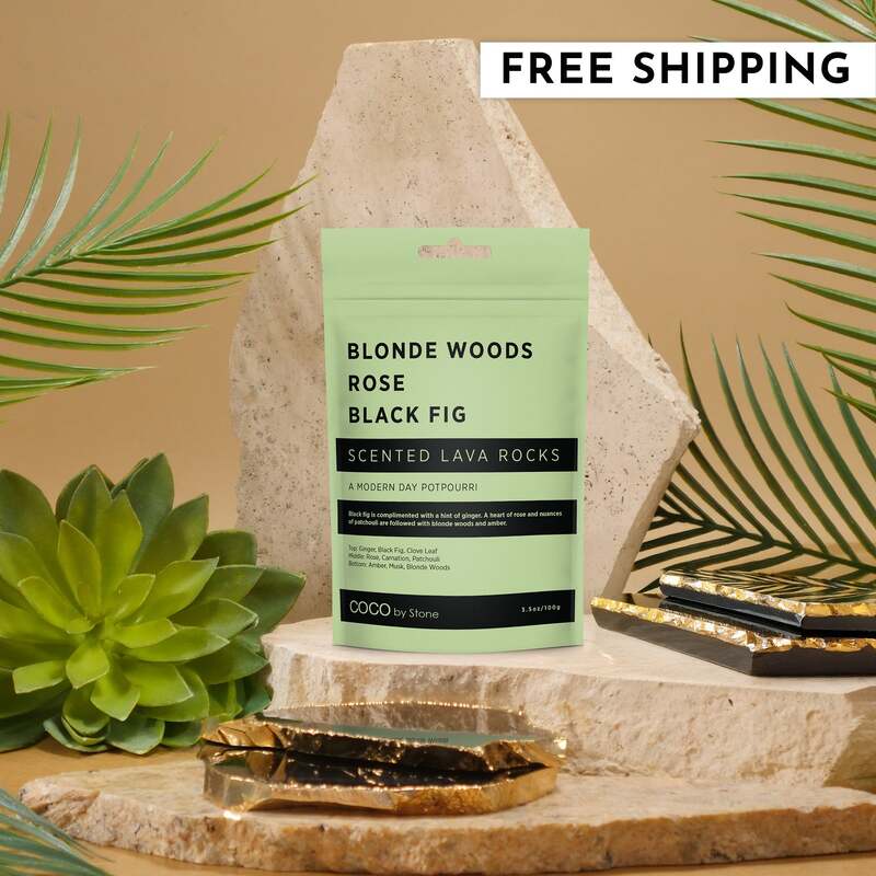 Scented Lava Rocks (Blonde Woods | Rose | Black Fig) image
