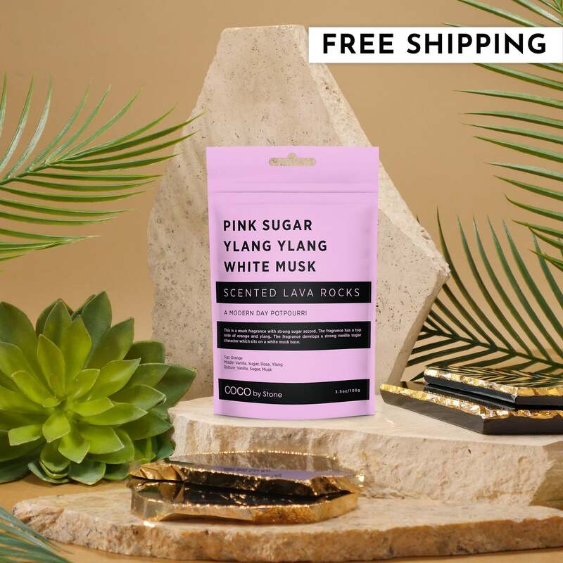 Scented Lava Rocks (Pink Sugar | Ylang Ylang | White Musk) image