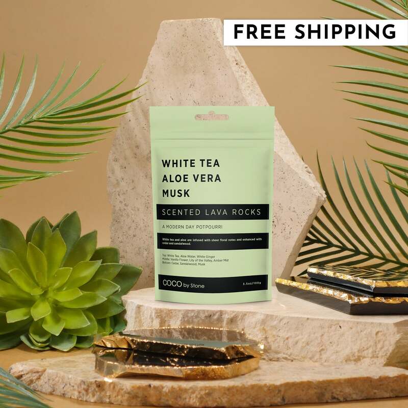 Scented Lava Rocks (White Tea | Aloe Vera | Musk) image