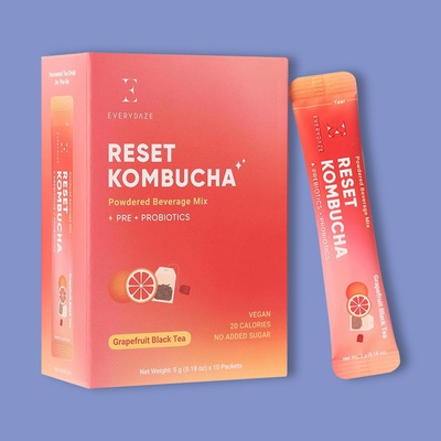 RESET Kombucha Grapefruit Black Tea 1.80 oz (10 Pack) image