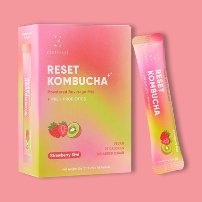 RESET Kombucha Strawberry Kiwi 1.80 oz (10 Pack) image