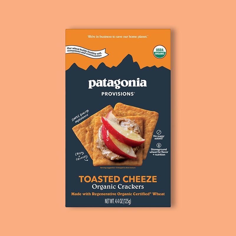 Vegan Cheddar Cheeze Organic Crackers 4.4 oz image