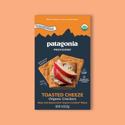Vegan Cheddar Cheeze Organic Crackers 4.4 oz image