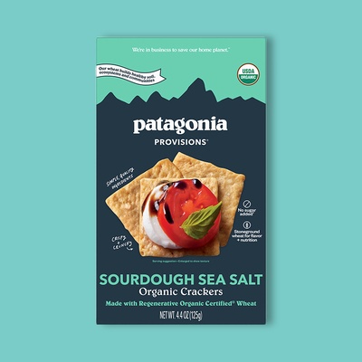 Sourdough Sea Salt Organic Crackers 4.4 oz image