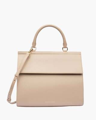 Cream Large Luncher - Vegan Leather image