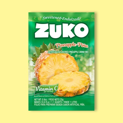 Zuko Drink Mix Pineapple 0.9 oz image
