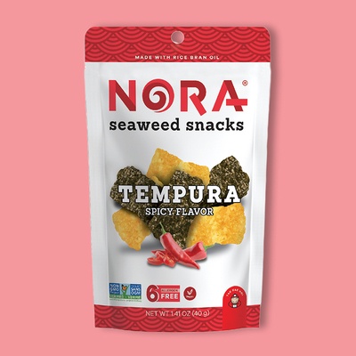 Spicy Tempura Seaweed Snack  1.41 oz image