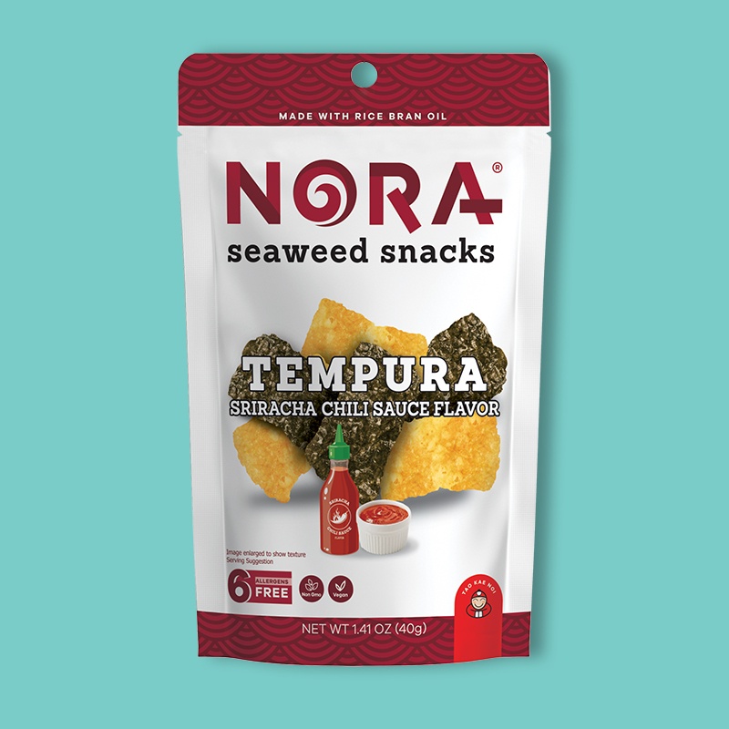 Tempura Sriracha Chili Sauce Flavor Seaweed Snacks 1.41 oz image