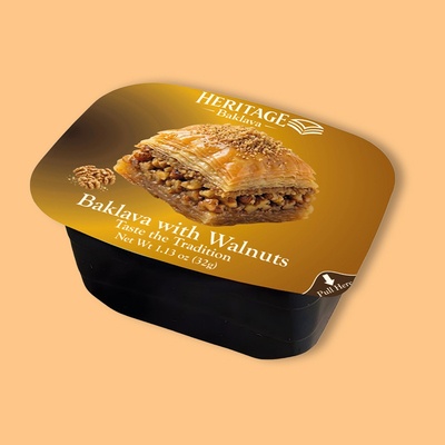 Mediterranean Style Walnut Baklava Single Serve 1.13 oz