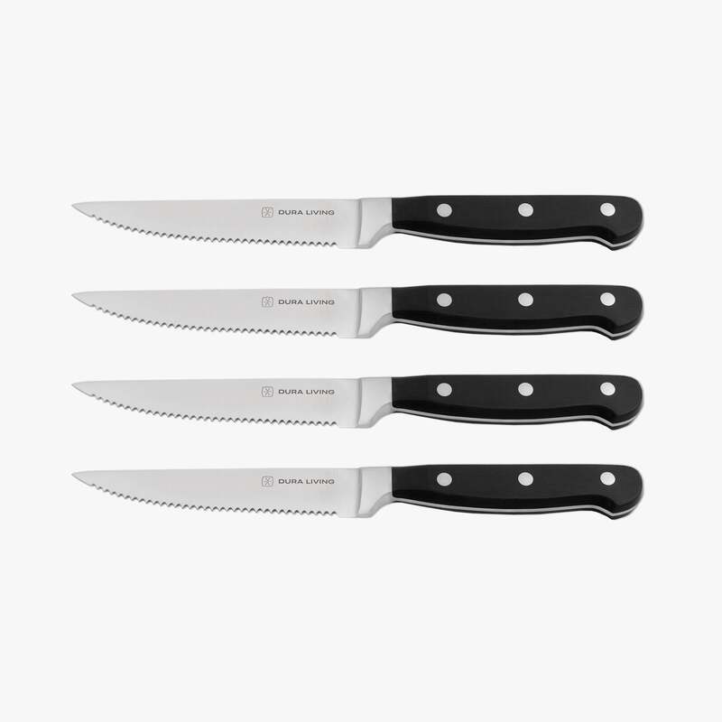 Superior Set of 4 Steak Knives - Black image