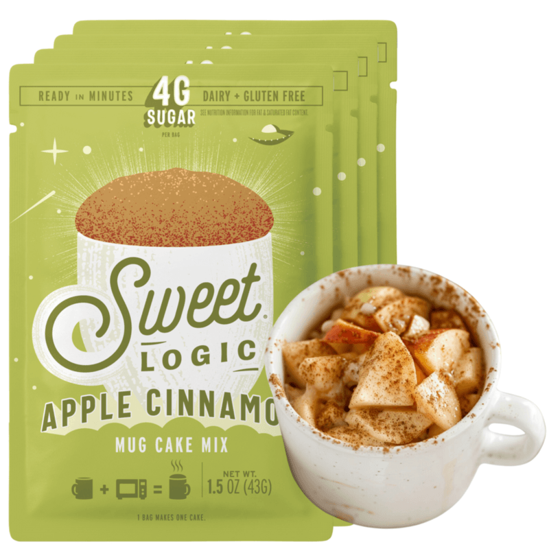 Keto Apple Cinnamon Mug Cake  (4-Pack), Low Carb, Low Sugar image