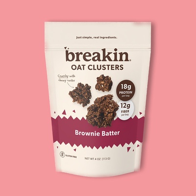 Brownie Batter Protein Oat Clusters 4 oz image