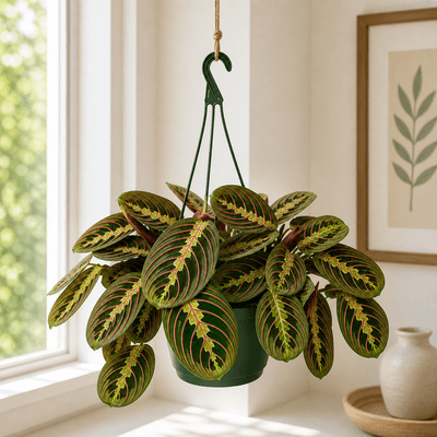 The Maranta Red Prayer Plant  - 8" Pot  image