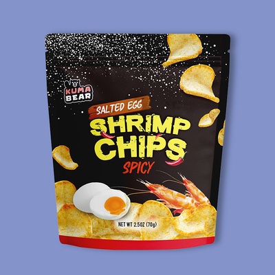Shrimp chips spicy 2.5 oz image
