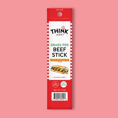 Cheesesteak® 100% Grass-Fed Beef Stick 0.5 oz image