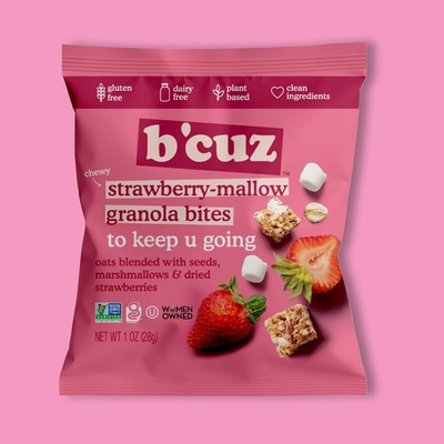 Strawberry Mallow Granola Bites 1 oz