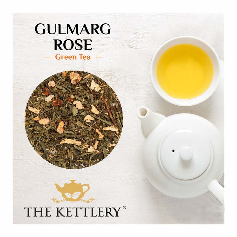 Gulmarg Rose & Saffron Green Tea 1.8 oz image