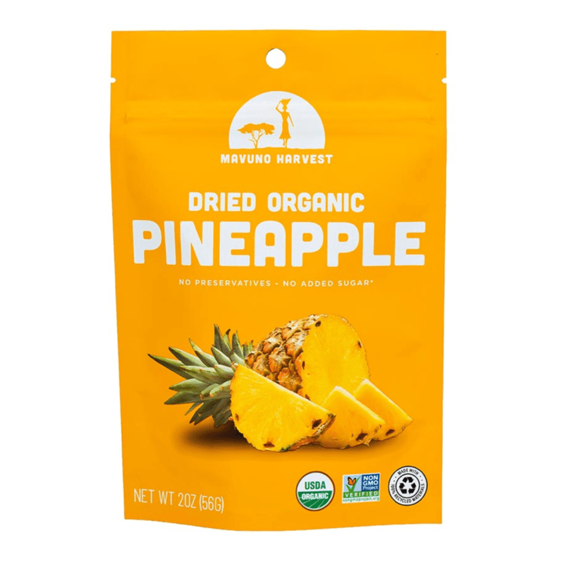 Organic Dried Pineapple 2 oz / 6 Bag Bundle image