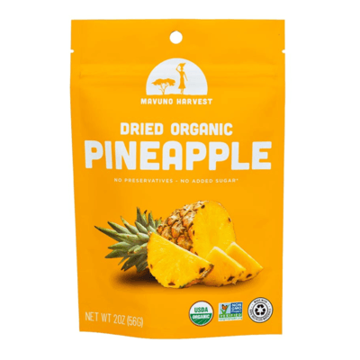 Organic Dried Pineapple 2 oz / 6 Bag Bundle