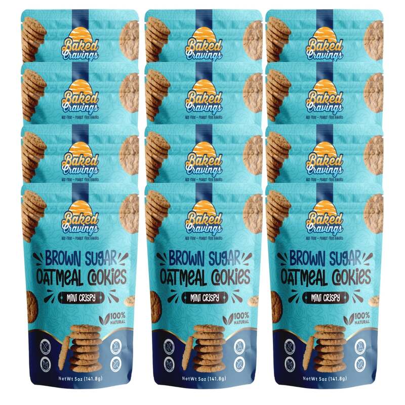 Brown Sugar Oatmeal Cookie Bag 5 oz (12 Bags) image