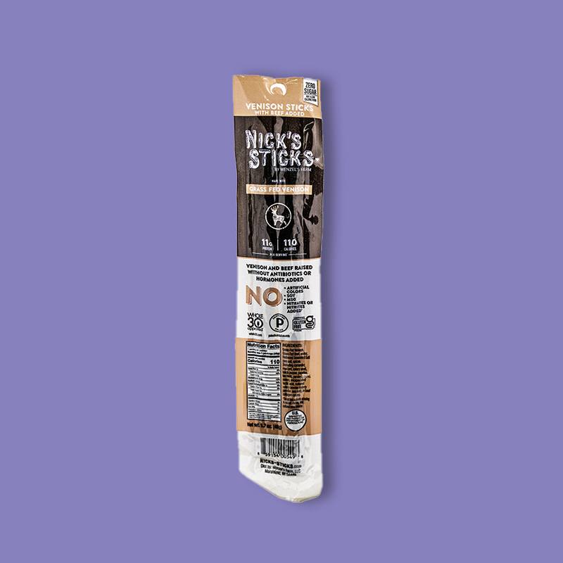 Grass Fed Venison Snack Sticks 1.7 oz image
