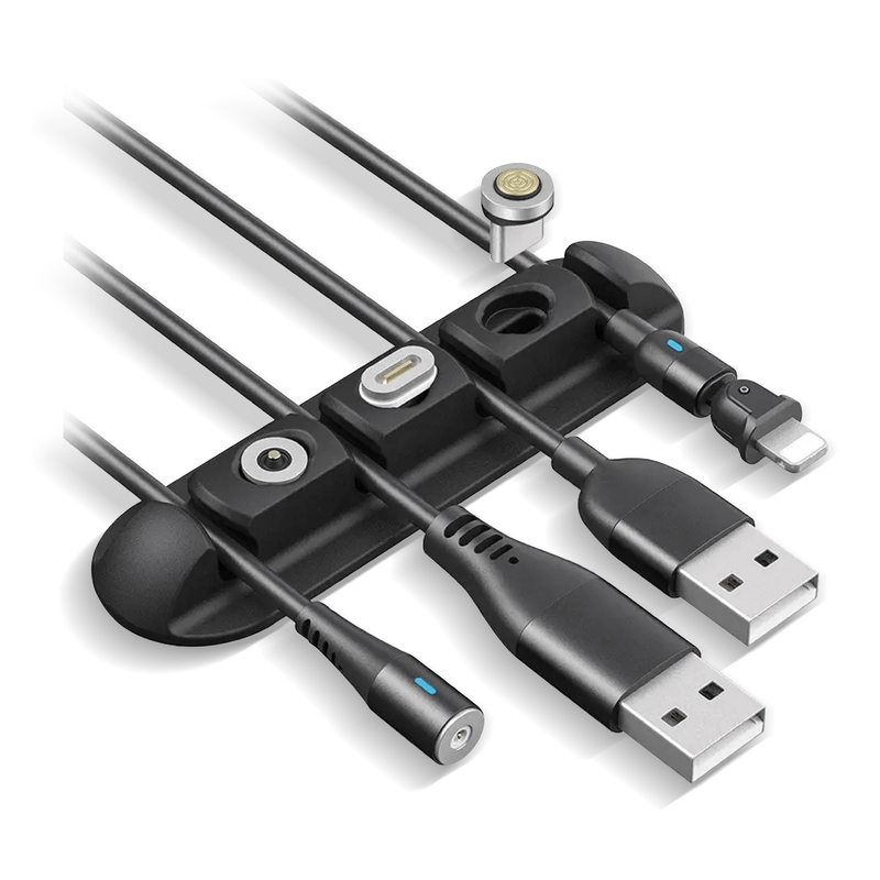 Cable Organizer | Minimalist Desk Setup | Peel & Stick image