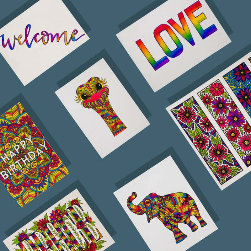Dual Pens Adults & Crafts Coloring Kit image