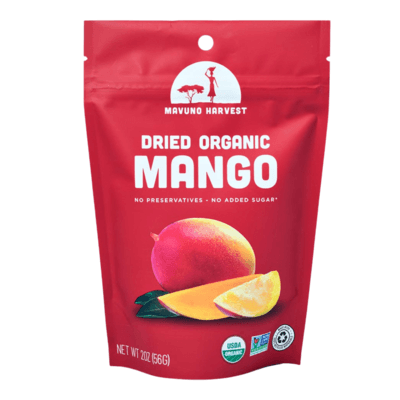 Organic Dried Mango 2 oz / 6 Bag Bundle