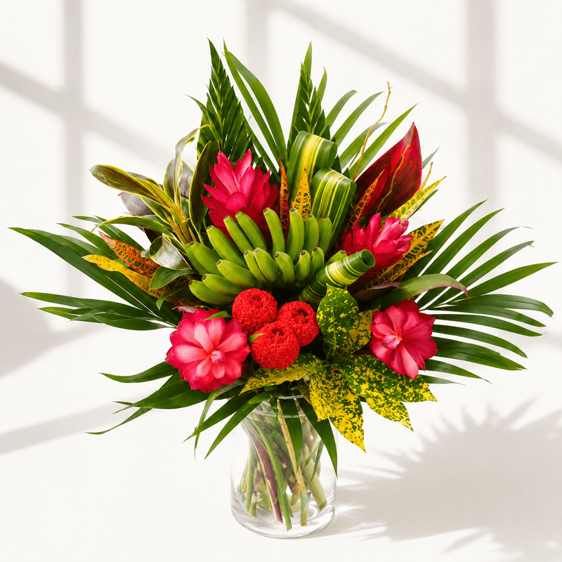 Rainbow Rainforest Tropical Flower Bouquet image