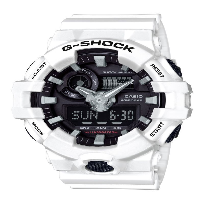 G-Shock Analog and Digital Watch - (White) image