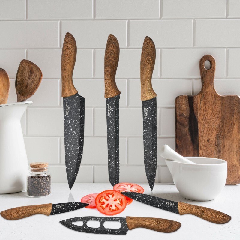 Nonstick Nutri Blade Knife Set - (6 Piece) image