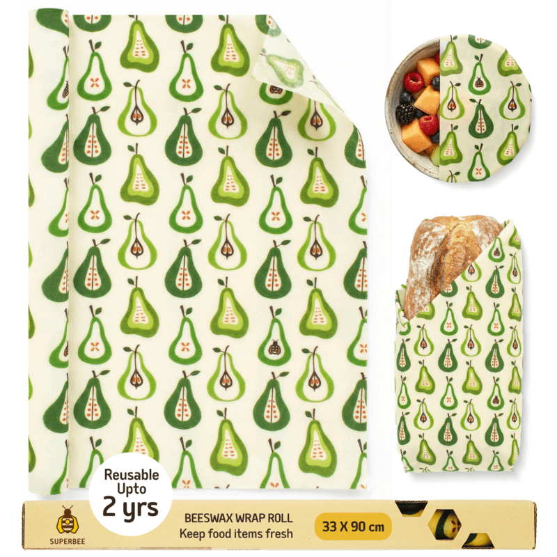 Beeswax Wrap Roll - Pears 35" x 13" image