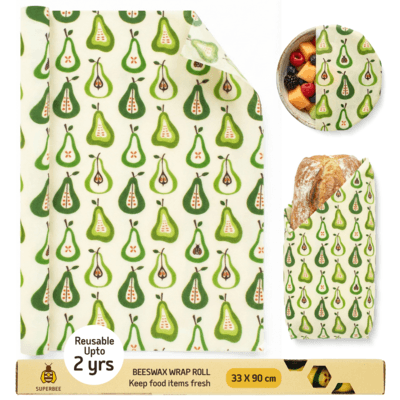 Beeswax Wrap Roll - Pears 35" x 13" image