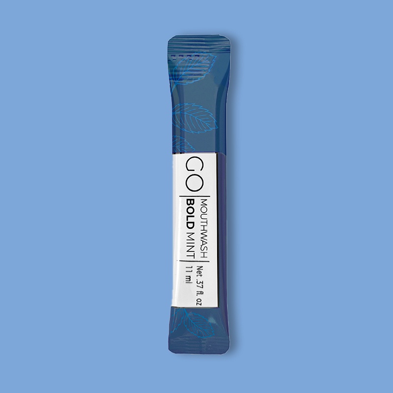 Portable Mouthwash Bold Mint Single Unit .37 fl oz image