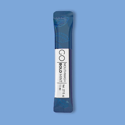 Portable Mouthwash Bold Mint Single Unit .37 fl oz image