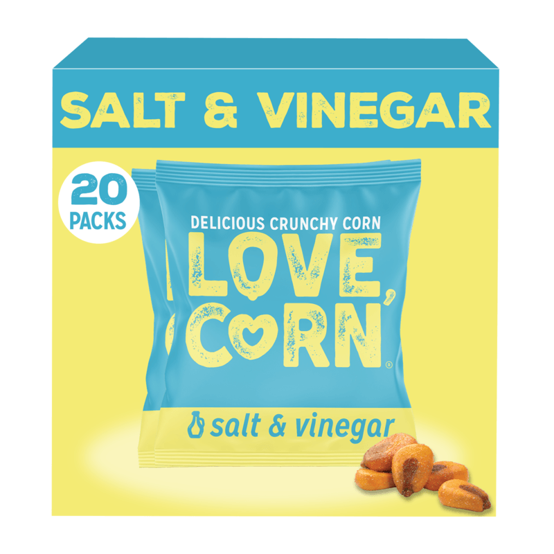 LOVE CORN Salt & Vinegar 0.7oz x 20 Bags image