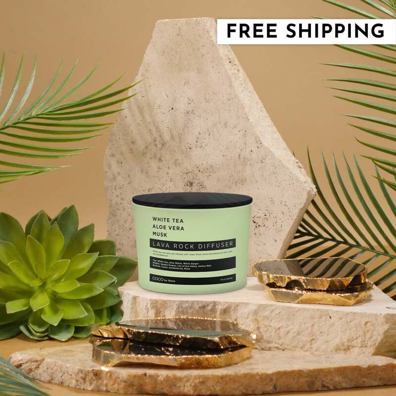 Lava Rock Diffuser (White Tea | Aloe Vera | Musk) image