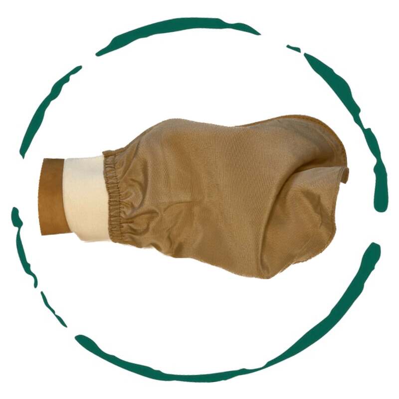Silk Exfoliating Bath Gloves image