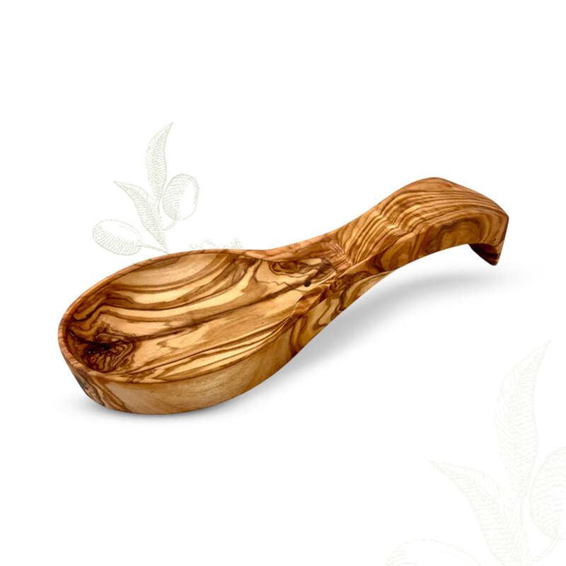 Olive Wood Spoon Rest image