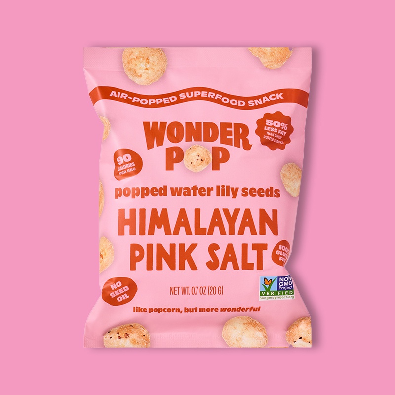 POPPED WATER LILY SEEDS - Himalayan Pink Salt 0.7 oz image