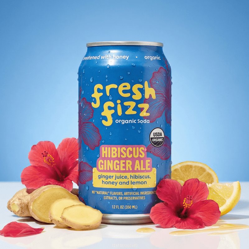 Hibiscus Ginger Ale (12-Pack) image