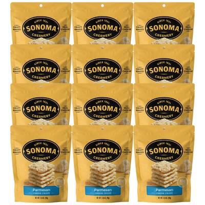 Parmesan Cheese Crisps Pack of 12 / 2.25oz Bags
