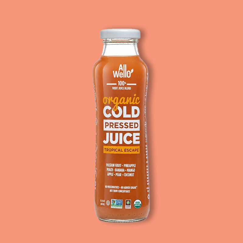 Organic Cold-Pressed Tropical Escape Juice 11 fl oz image