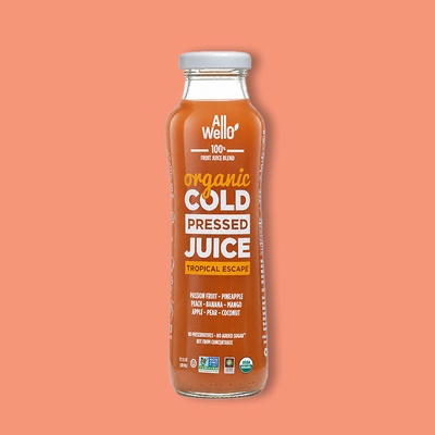 Organic Cold-Pressed Tropical Escape Juice 11 fl oz